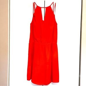 Banana Republic Vibrant Red Mini Dress